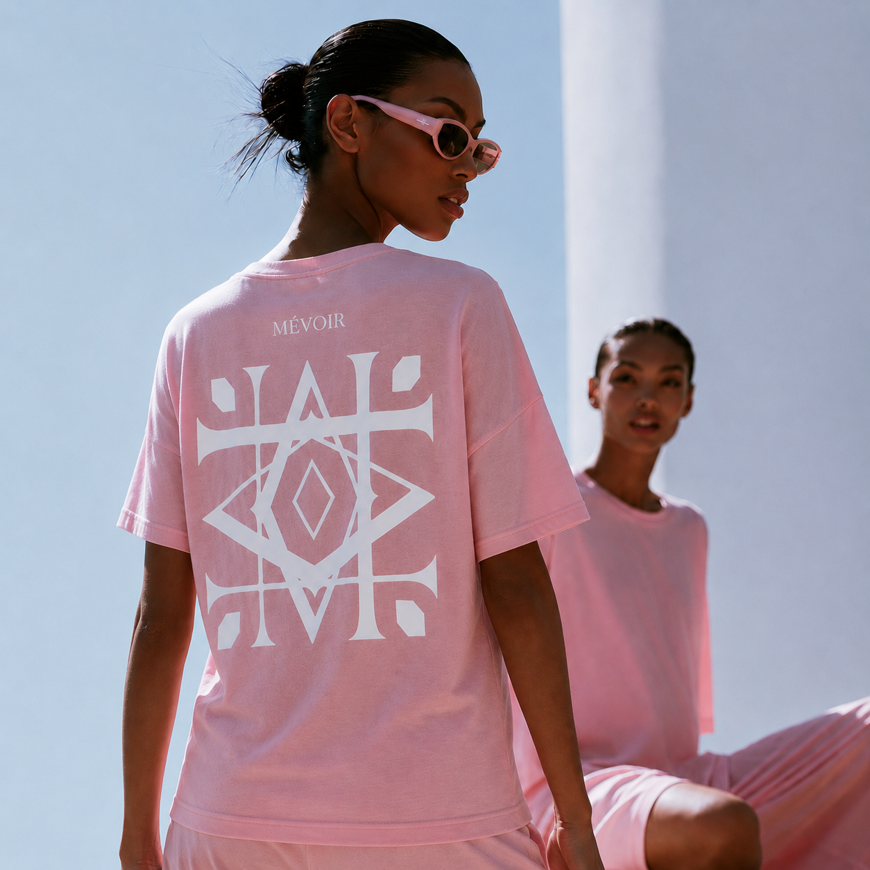 Double logo Pink - Women